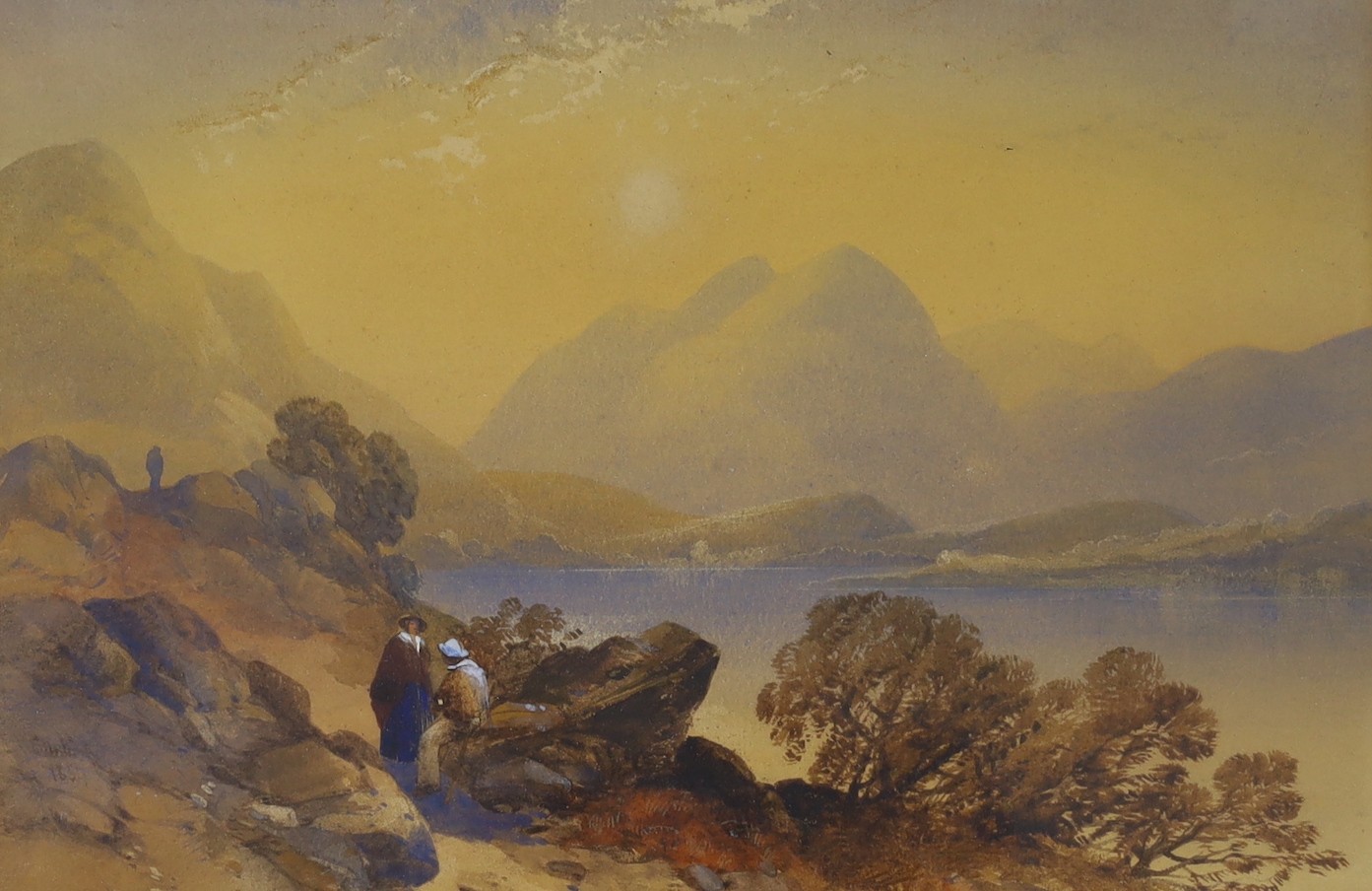 James Burrell Smith (1822-1897), pair of watercolours, Lakeland scenes, signed and dated 1833 / 1831, 22 x 33cm